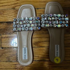 Steve Madden Sparkly Slides